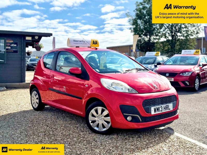 Red Peugeot 107 1.0 12V Active Hatchback 3dr Petrol Manual Euro 5 68 ps